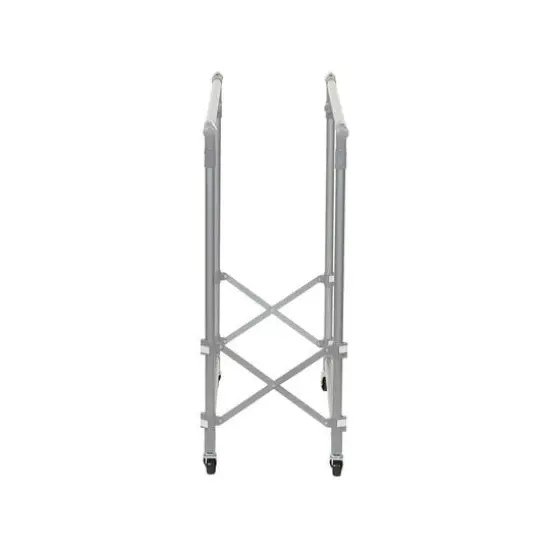 Household Essentials 62" Folding Double Garment Rack with Wheels {7}