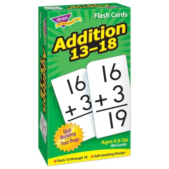 Trend Enterprises&reg; Addition 13-18 Skill Drill Flash Cards {1}