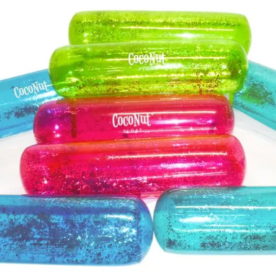 CocoNut Float 4ft. Green Glitter Hammock Pool Lounger {7}