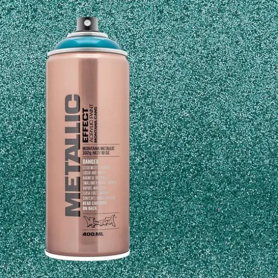 Montana&trade; Cans Metallic Effect Spray Paint, 400mL Caribbean {4}
