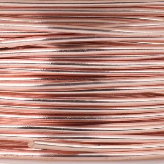The Beadsmith&reg; Wire Elements&trade; 24 Gauge Tarnish Resistant Soft Temper Wire, 10yd. Rose Gold {7}