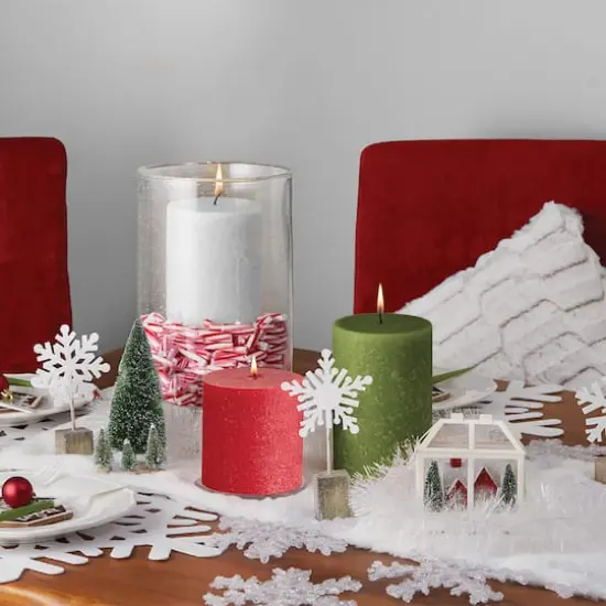 Root Candles Timberline&trade; 4" x 6" Unscented Pillar Candle Dark Olive {5}