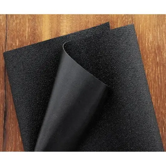 PA Essentials Black No Slip Fabric Sheet, 27'' x 36'' {3}