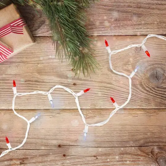 100ct. White & Red Mini String Lights {5}