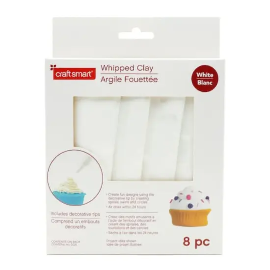 White Whipped Clay Kit by Craft Smart&reg; {10}