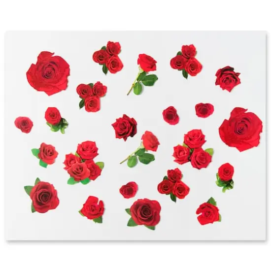 Red Rose Die Cut Stickers by Recollections&trade; {3}