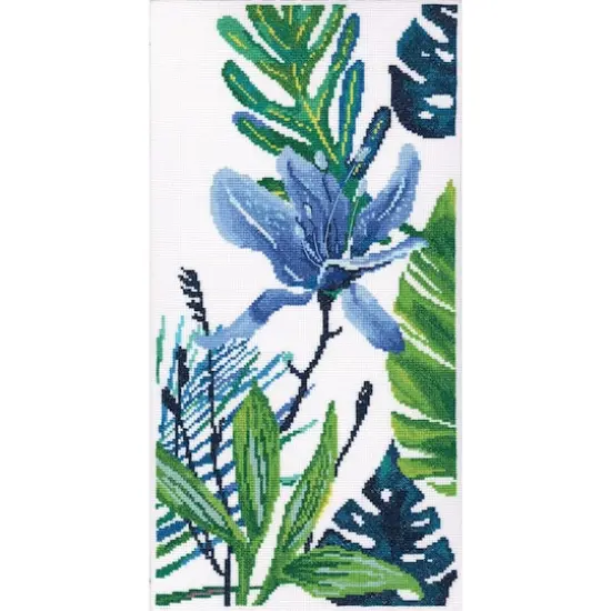 RTO Blue Flower 2 Counted Cross Stitch Kit {1}