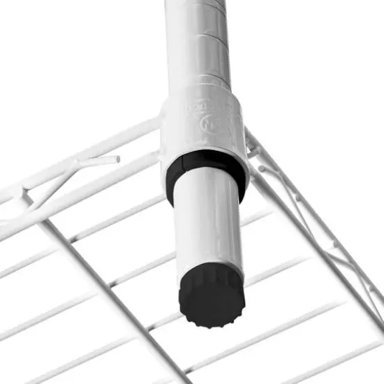 Honey Can Do White 5-Tier Heavy-Duty Adjustable Shelving Unit {8}