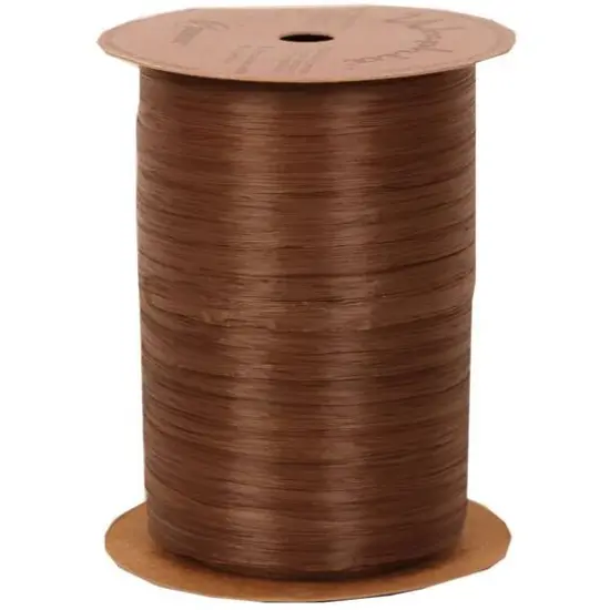 JAM Paper 3/8" Raffia Ribbon Matte Chocolate Brown {2}