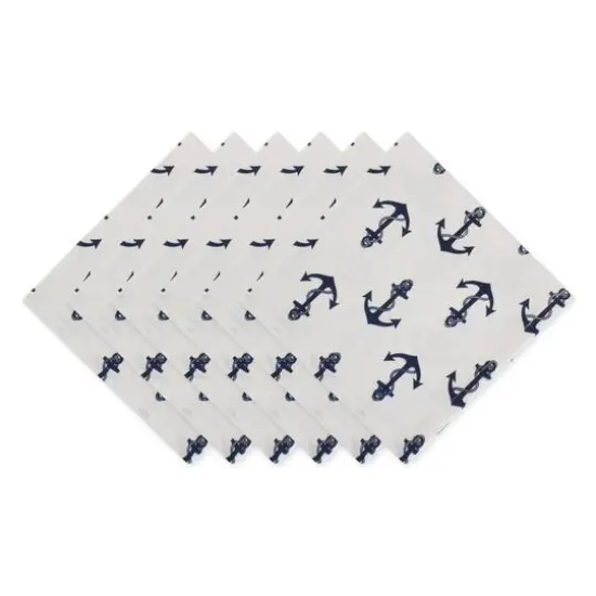 DII&reg; Anchors Away Maritime Spread Napkins, 6ct. {1}