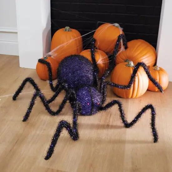 65" Lighted Spider with Red Eyes by Ashland&reg; {3}