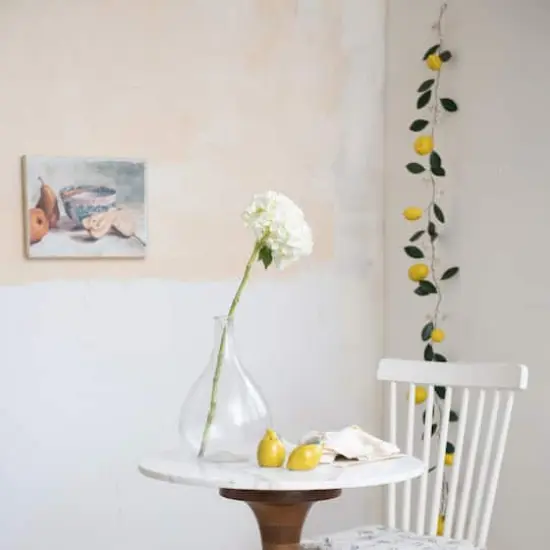 Hello Honey&reg; 6ft. Lemons & Leaves Metal Garland {4}