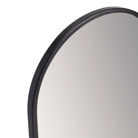 Habitat Pluto 28" Black Oval Wall Mirror {6}
