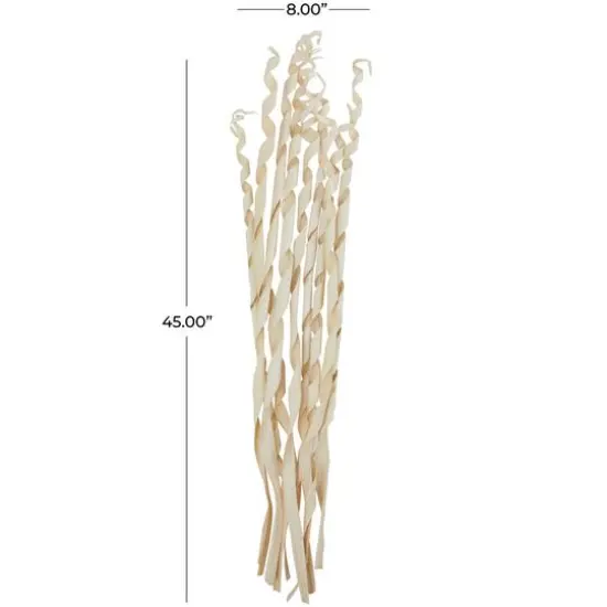 Cream Rolled Palm Leaf Bundle {6}