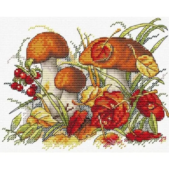 Mp Studia Autumn Forest Treasures Cross Stitch Kit {1}