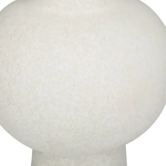 CosmoLiving by Cosmopolitan White Ceramic Modern Vase, 8" x 12" {5}