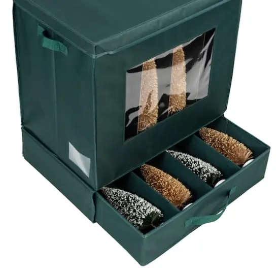 Honey Can Do Green Holiday D&eacute;cor Storage Box {8}