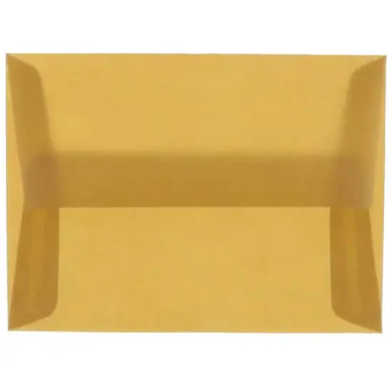 JAM Paper A2 Translucent Vellum Invitation Envelopes, 50ct. Earth Brown {1}