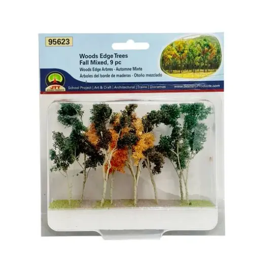 JTT Scenery Products Mini Fall Mixed Woods Edge Trees {5}