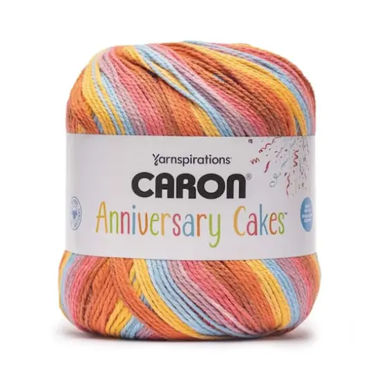 Caron&reg; Anniversary Cakes&trade; Yarn Beach Towel {1}