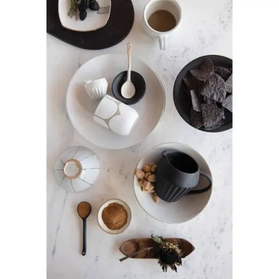 Hello Honey&reg; Espresso Mango Wood Cheese Cutting Board with Leather Handle {3}