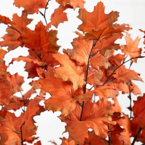 4ft. Autumn Smoky Maple Artificial Fall Tree {4}