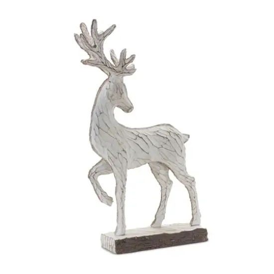 Carved Deer D&eacute;cor Set, 12.5" & 14.5" {3}
