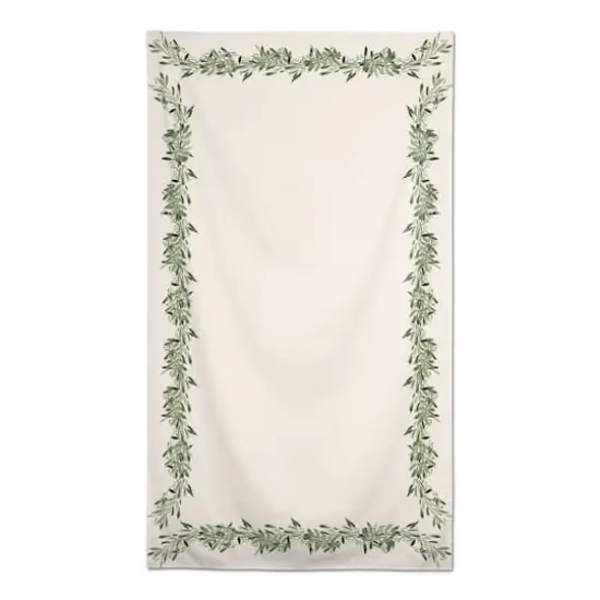 8.5ft. Watercolor Leaf Garland Tablecloth {1}