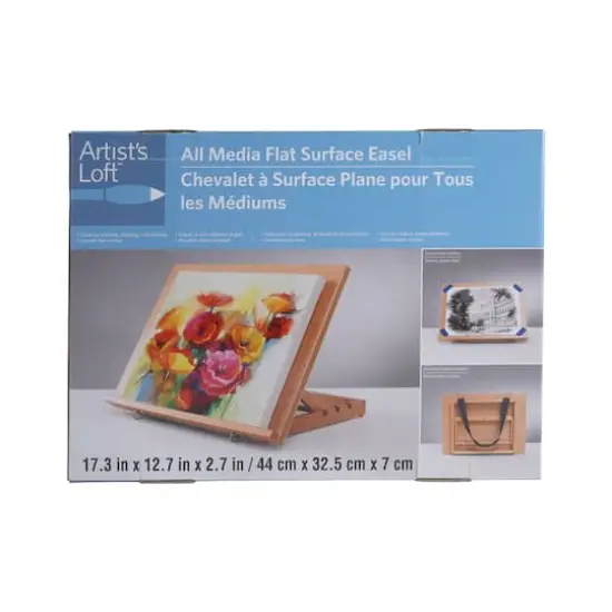 Adjustable Flat Surface Wood Table Easel by Artist's Loft® {7}