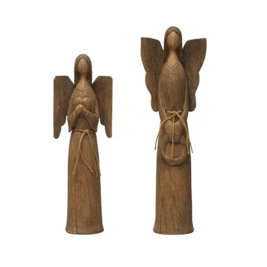 Hello Honey&reg; 13.75" Brown Angel with Heart Decoration {4}