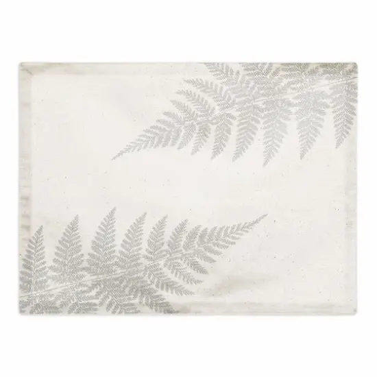Neutral Fern 18" x 14" Cotton Twill Placemat {1}