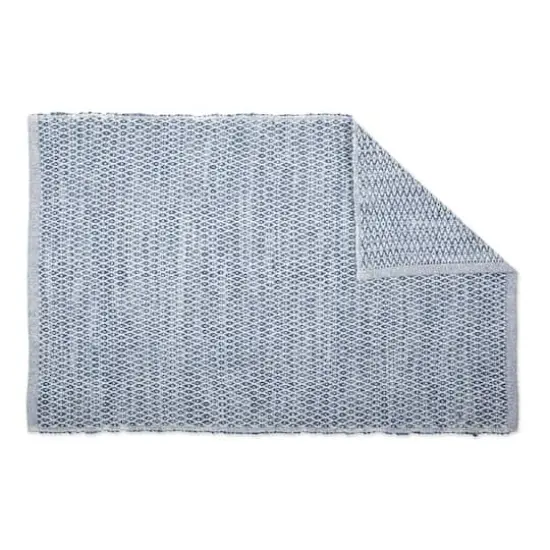 DII&reg; French Blue Diamond Recycled Yarn Rug, 2ft. x 3ft. {4}