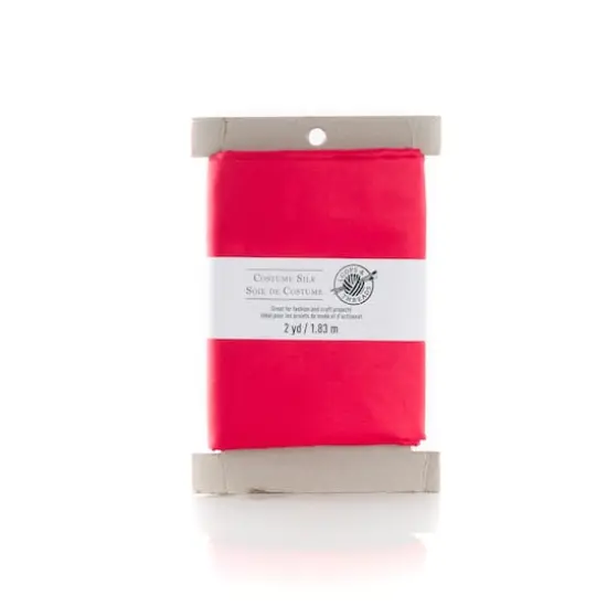 Costume Silk Fabric Bundle by Loops & Threads&reg;Real Red {1}
