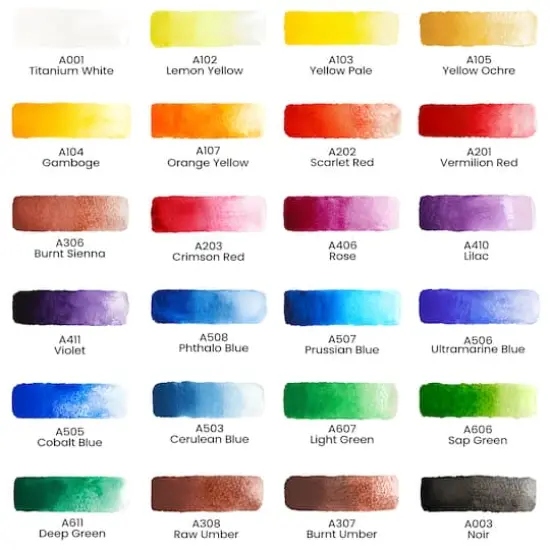 Arteza&reg; 24 Color Watercolor Paint Set {3}