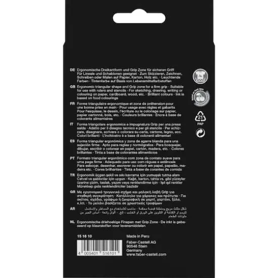 Faber-Castell&reg; 10 Color Grip Finepen Set {5}