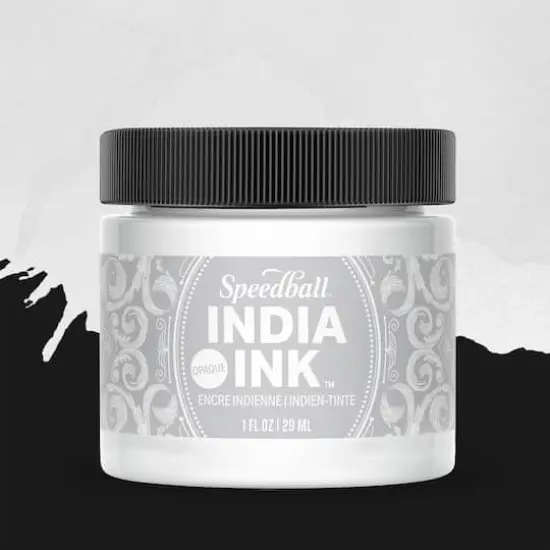 Speedball&reg; 1oz. India Ink Satin White {3}