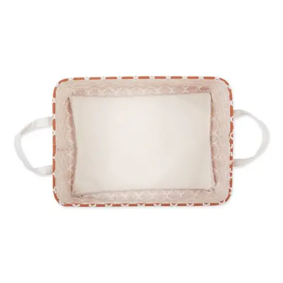 DII&reg; Extra Large Lattice PE-Coated Cotton Polyester Laundry Bin, 2ct. Cinnamon {7}