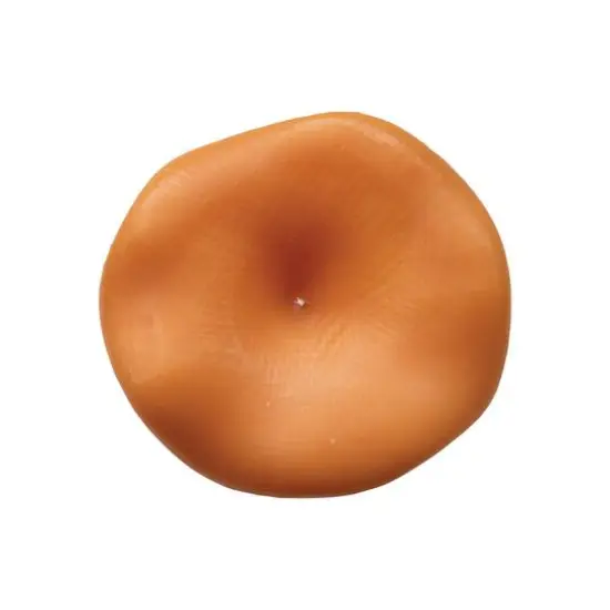 Hello Honey&reg; Large Unscented Mushroom-Shaped Candle Orange {4}