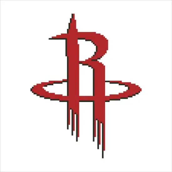 Camelot&reg; Dots Intermediate NBA Houston Rockets Diamond Painting Kit {3}