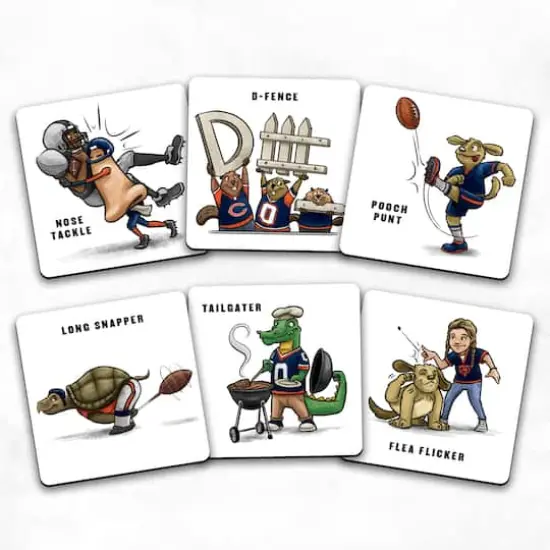 NFL Memory Match Game Chicago Bears {5}