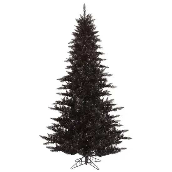 3ft. Unlit Black Fir Artificial Christmas Tree {1}