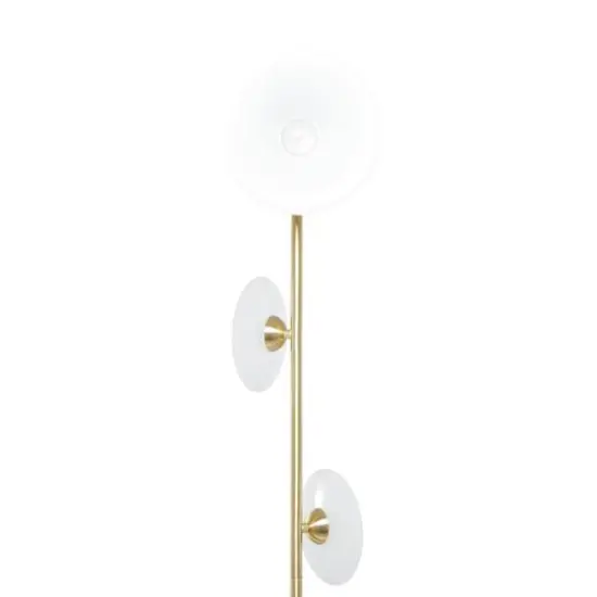 Gold Iron Modern Floor Lamp, 67" x 10" x 10" {5}