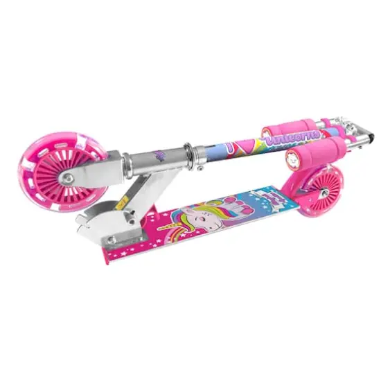 Unicorn Magical Sparkles Scooter With Flashing Wheels {3}