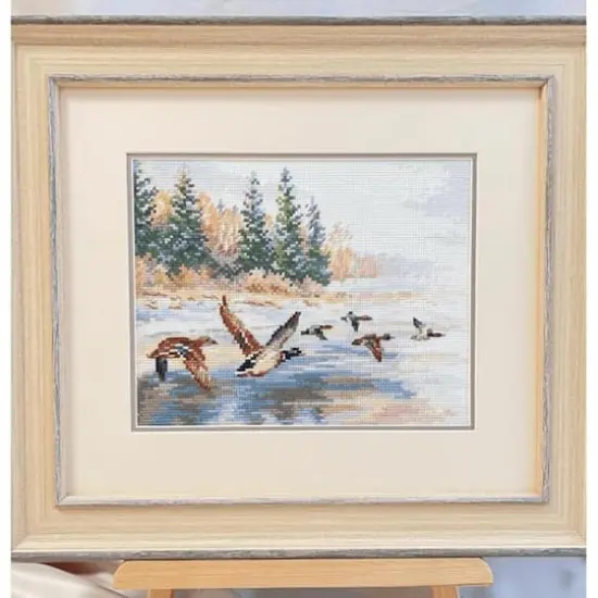 Alisa Flying Ducks Cross Stitch Kit {4}