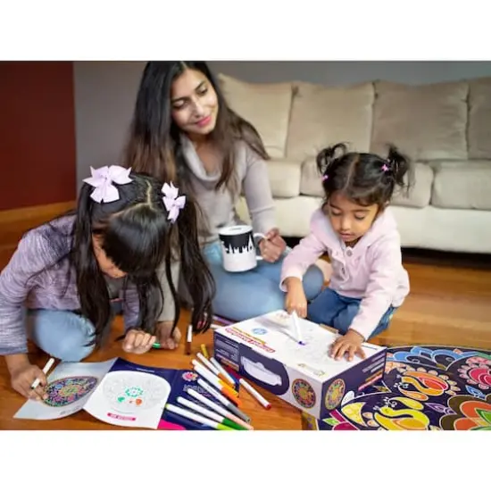 Kulture Khazana Rangoli Mandala 48 Piece Floor Puzzle {3}