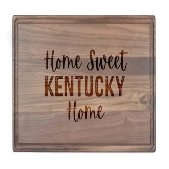 Home Sweet State Home 17" x 11" Walnut Cutting Board Kentucky {1}