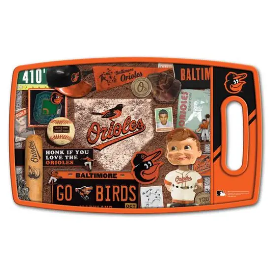 MLB Retro Series Cutting Board Baltimore Orioles {1}