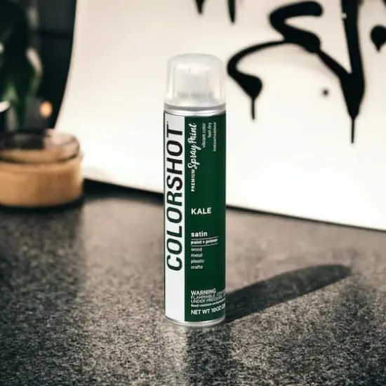 COLORSHOT&reg; Premium Satin Spray Paint Kale {1}