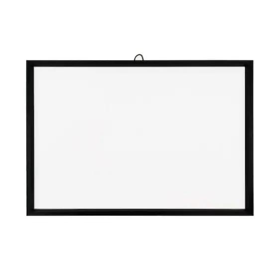 17" x 25" White Plaque with Black Wood Frame by Make Market&reg; {1}