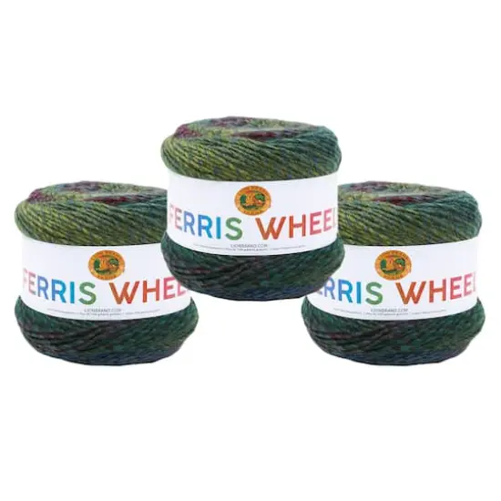 3 Pack Lion Brand&reg; Ferris Wheel Yarn Imaginary Garden {1}